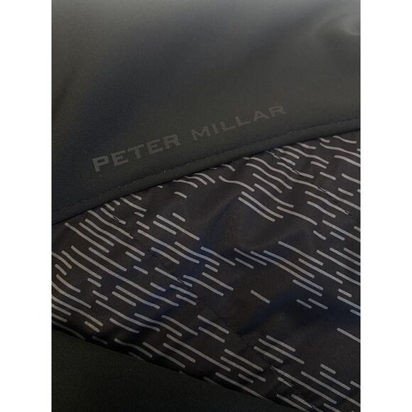 NWT PETER MILLAR Merge Elite Hybrid Full Zip Golf Jacket Black Size MEDIUM $230 - Picture 10 of 13